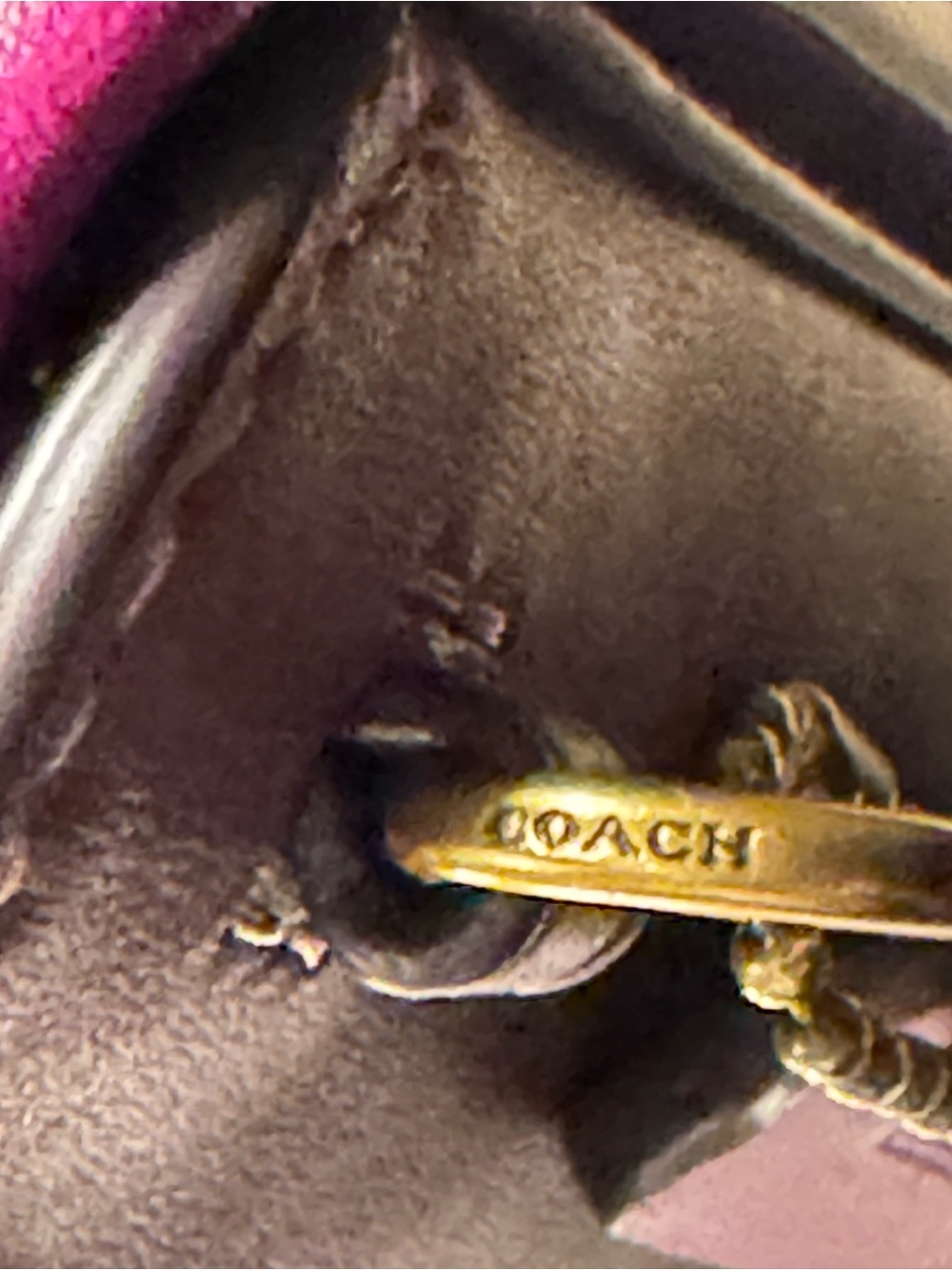 AUTHENTIC Coach Dinky Colorblock - Limited Edition GloveTanned Leather Bag - Picture 9 of 15